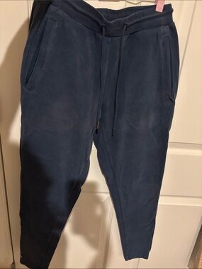 Alphalete Navy Blue Drawstring Joggers